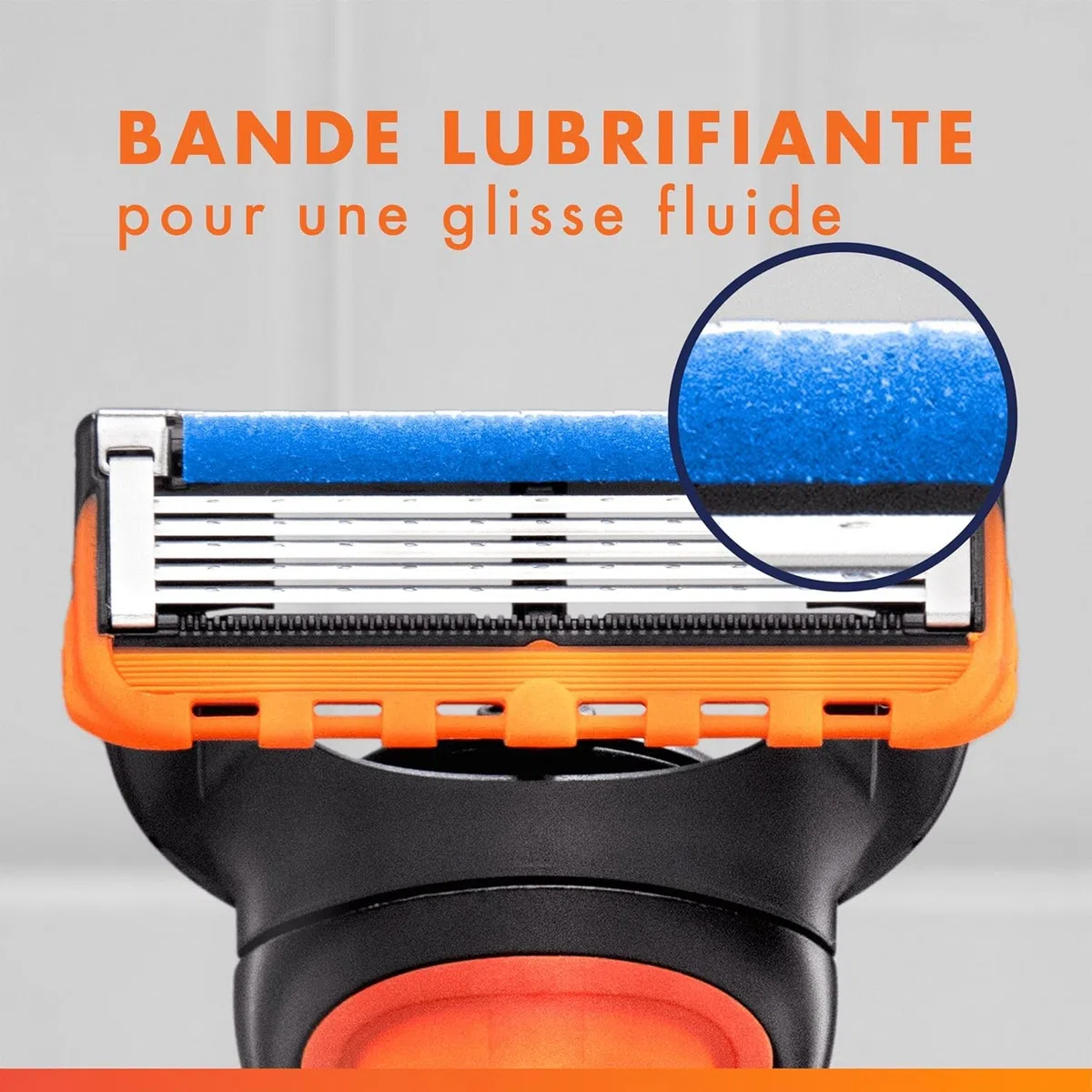 Gillette Lames de Rasoir Homme Fusion 5, Pack de 20 – Recharges Longue Durée en Acier Inoxydable pour le Rasage Confortable, Bande Lubrifiante, Micro-Lamelles, 1 Rechange Jusqu’à 20 Rasages
