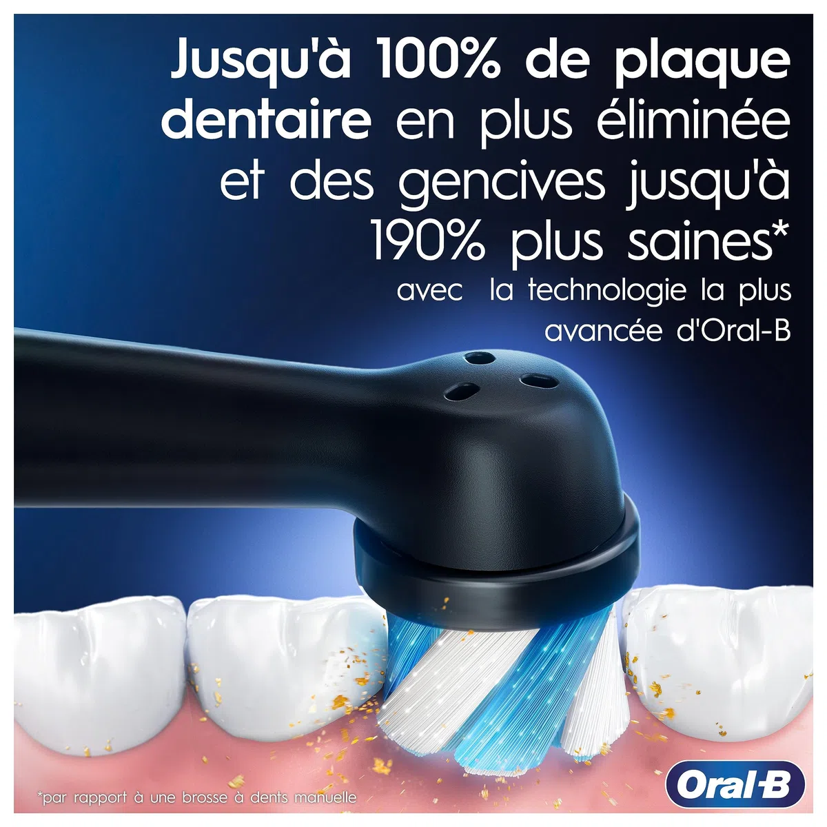 Oral-B iO 6 Brosse à Dents Électrique Grise, 2 Brossettes, 1 Étui de Voyage, 1 Pochette pour Chargeur