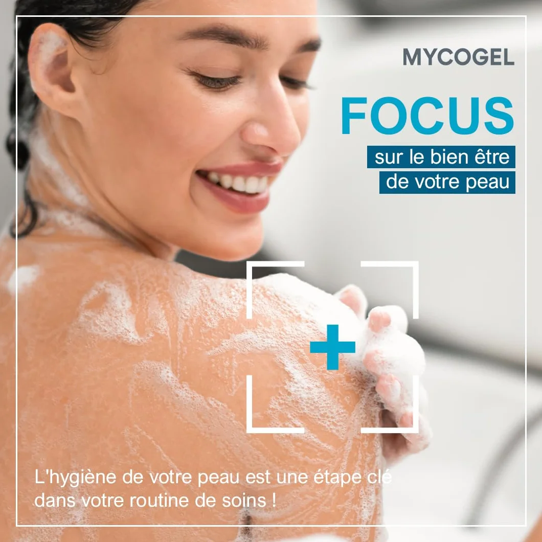 Bailleul Mycogel Gel lavant mycoses cutanées Lot de 3 x 150 ml Vegan