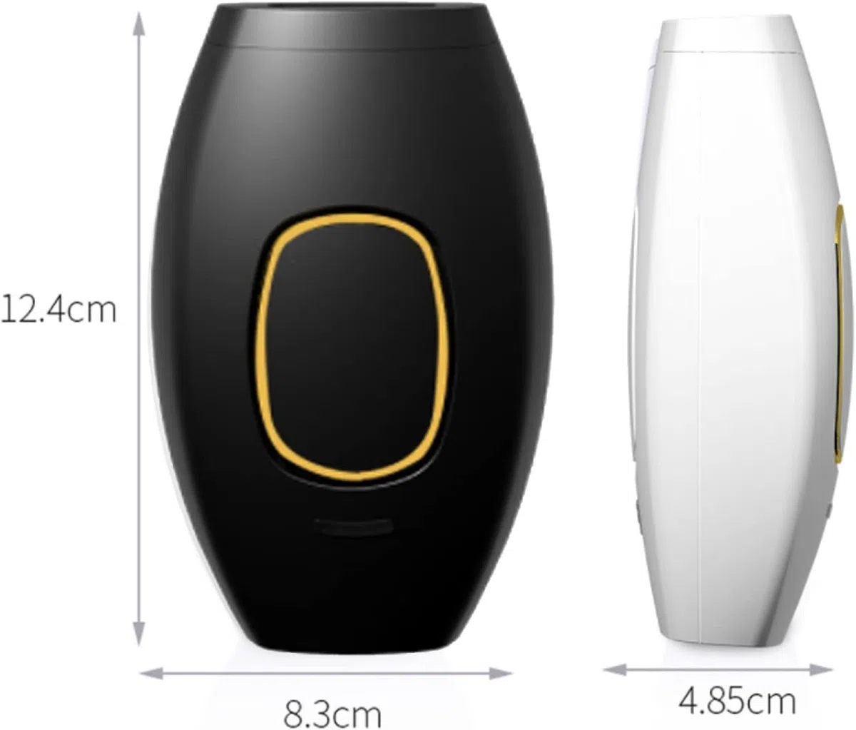 Épilateur Laser Portable 5 Minutes pour Femmes Hommes Toutes Parties du Corps Blanc
