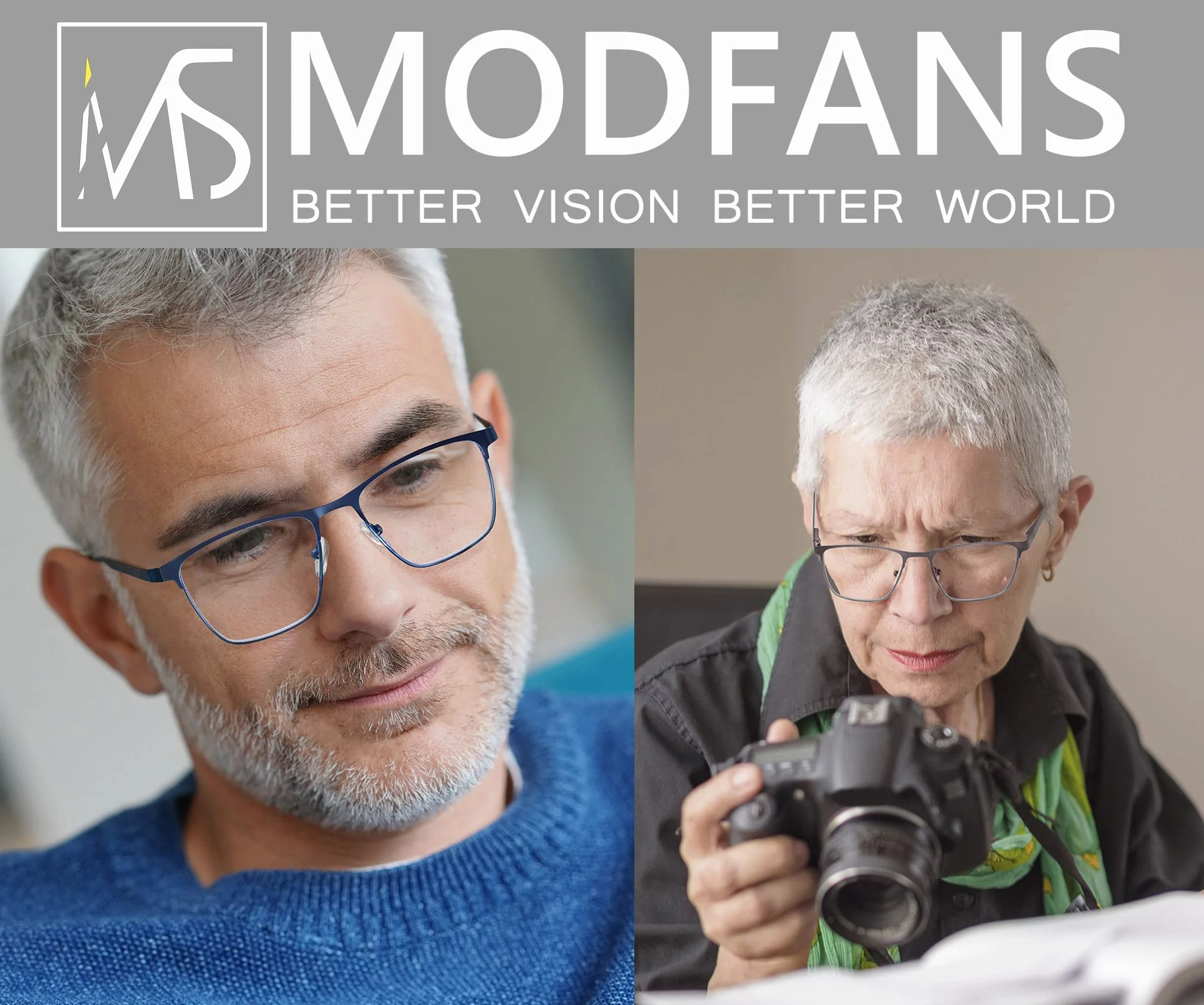MODFANS Lunettes Loupe