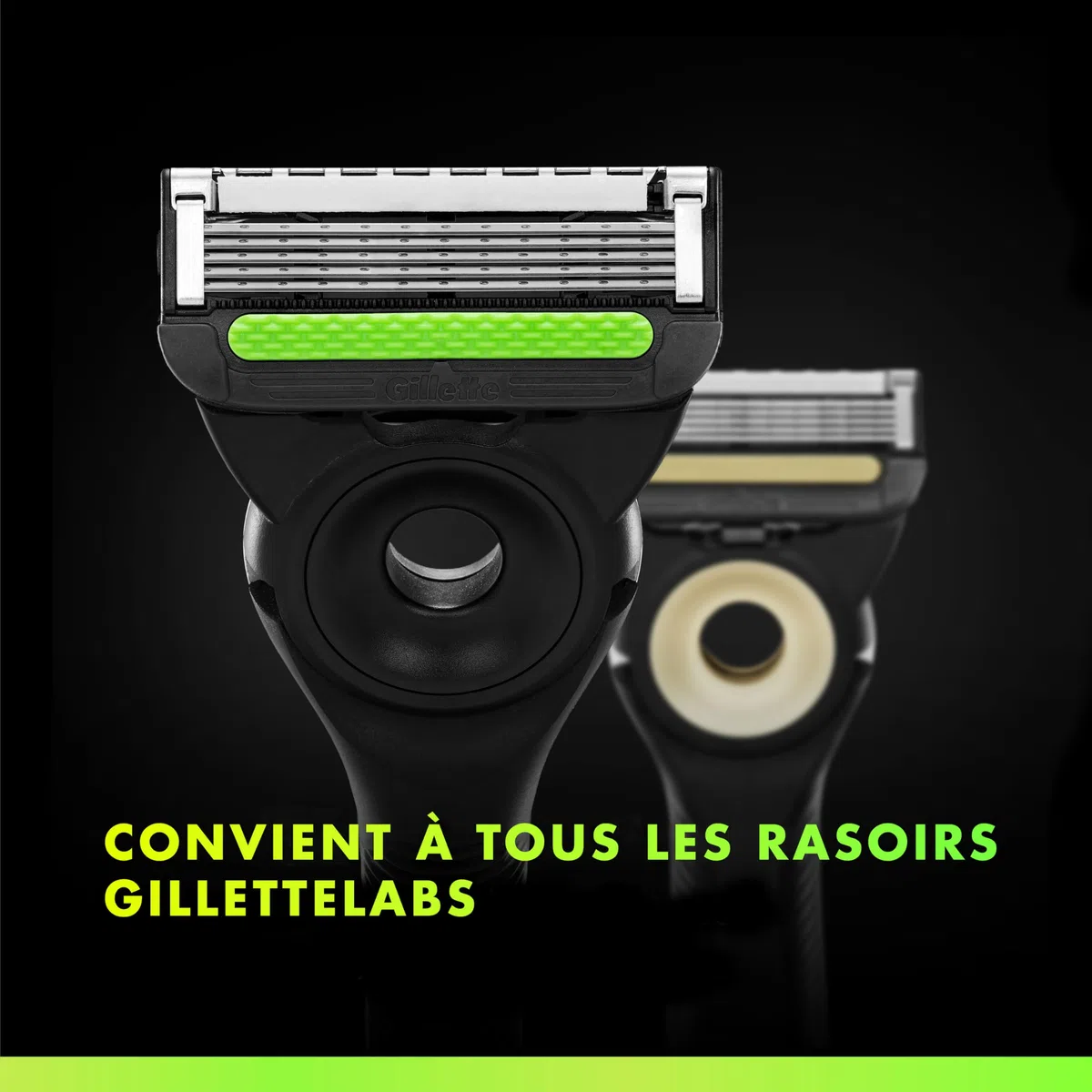 Gillette Labs Lames de Rasoir Homme Pack de 12 – Recharges Compatibles avec les Manches de la Série, en Acier Inoxydable, Cartouches Plus Durables, 1 Rechange Jusqu’à 30 Rasages