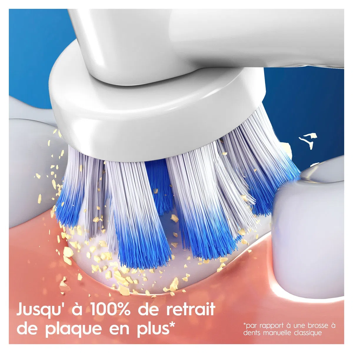 Braun Oral-B PRO 1 700 Brosse À Dents Électrique Rechargeable, 1 Brossette