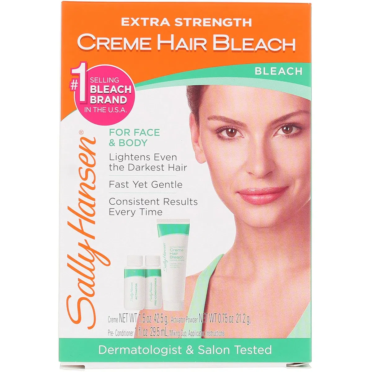 Sally Hansen Extra Strength Creme Hair Bleach For Face Body