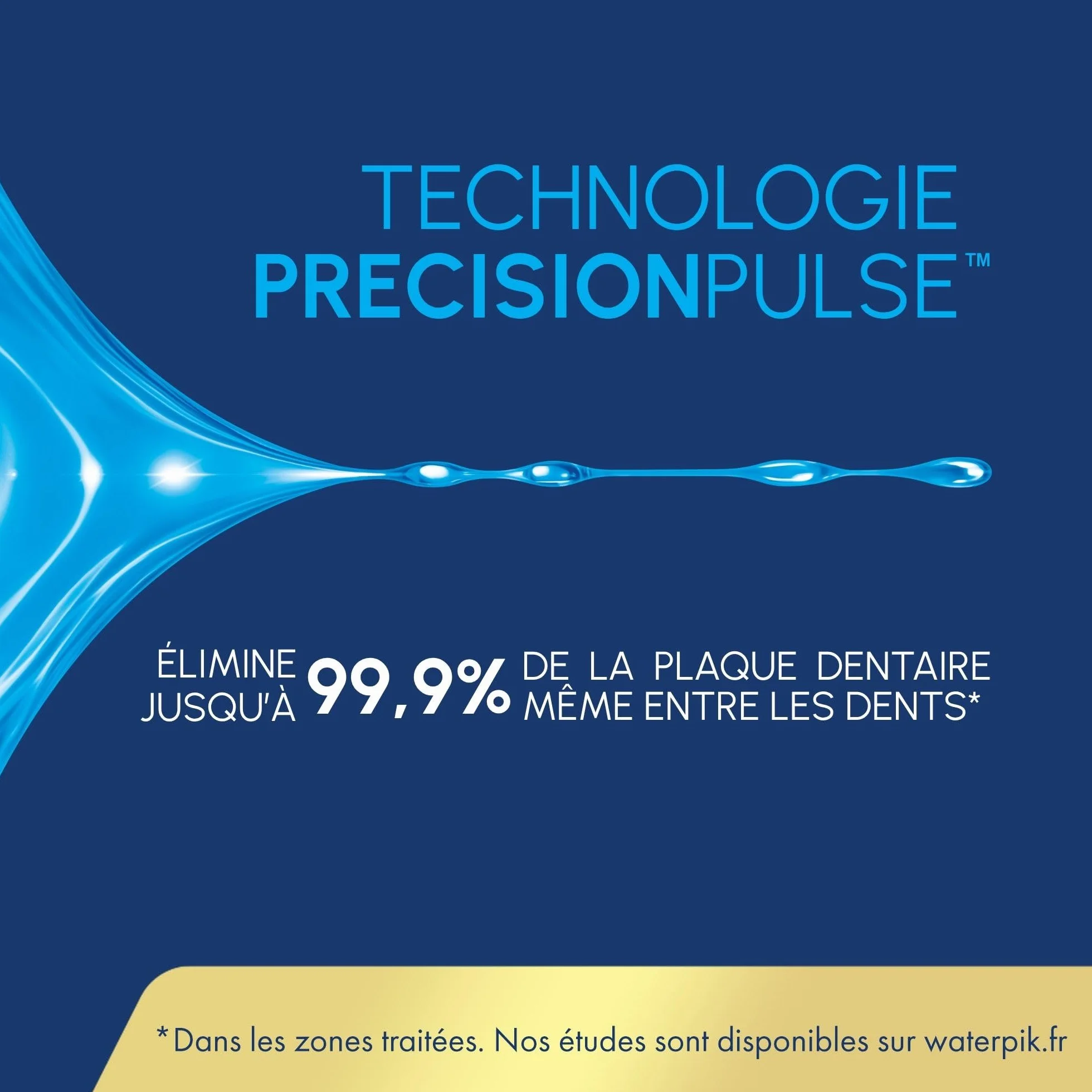 Waterpik Hydropulseur Ultra professionnel Jet dentaire 6 embouts 10 niveaux pression Blanc WF-660EU