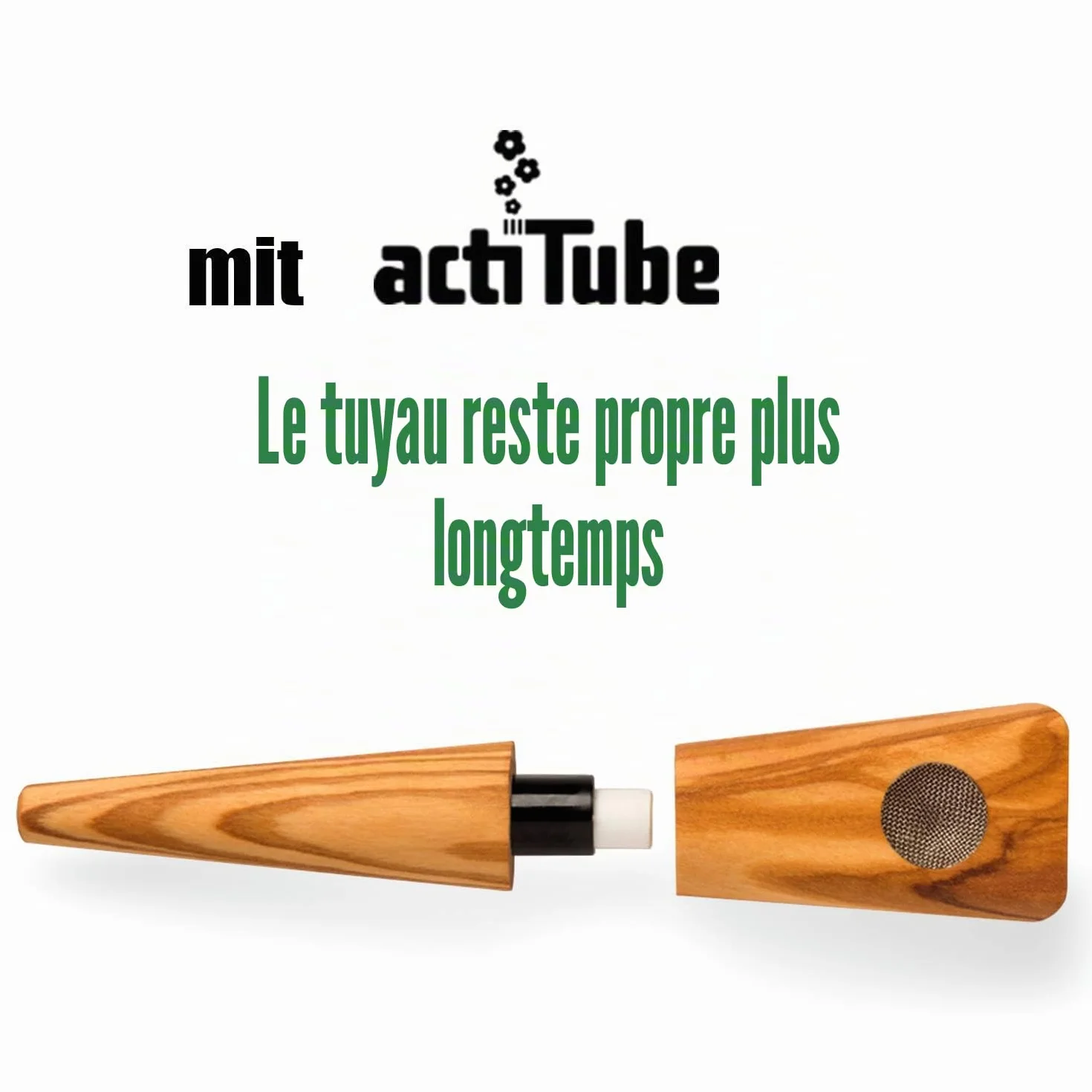 actiTube Kit de filtres à charbon actif Slim 7,1 mm 10x50 (500)