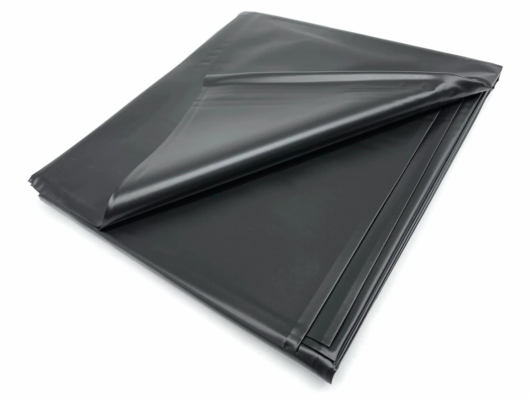 Drap de lit de vinyle noir 200x230 cm pas de latex pour les jeux humides