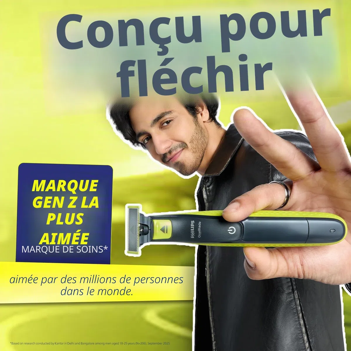 Philips OneBlade Turbo2X QP2724/10 Hybrid Trim, Edge, Rasage Dual Protech Tech Convient à tous les types de peau et épaisseur de poils