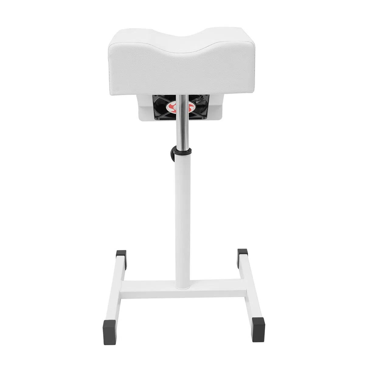 Tabouret de Pédicure Réglable en Hauteur 48-68cm, Base en H Aspirante avec Coussin pour L'utilisation Commerciale dans Les Salons et Les Spas
