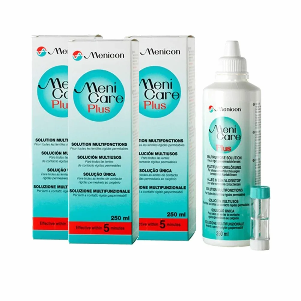 Menicare Lot de 3 produits nettoyants Blanc