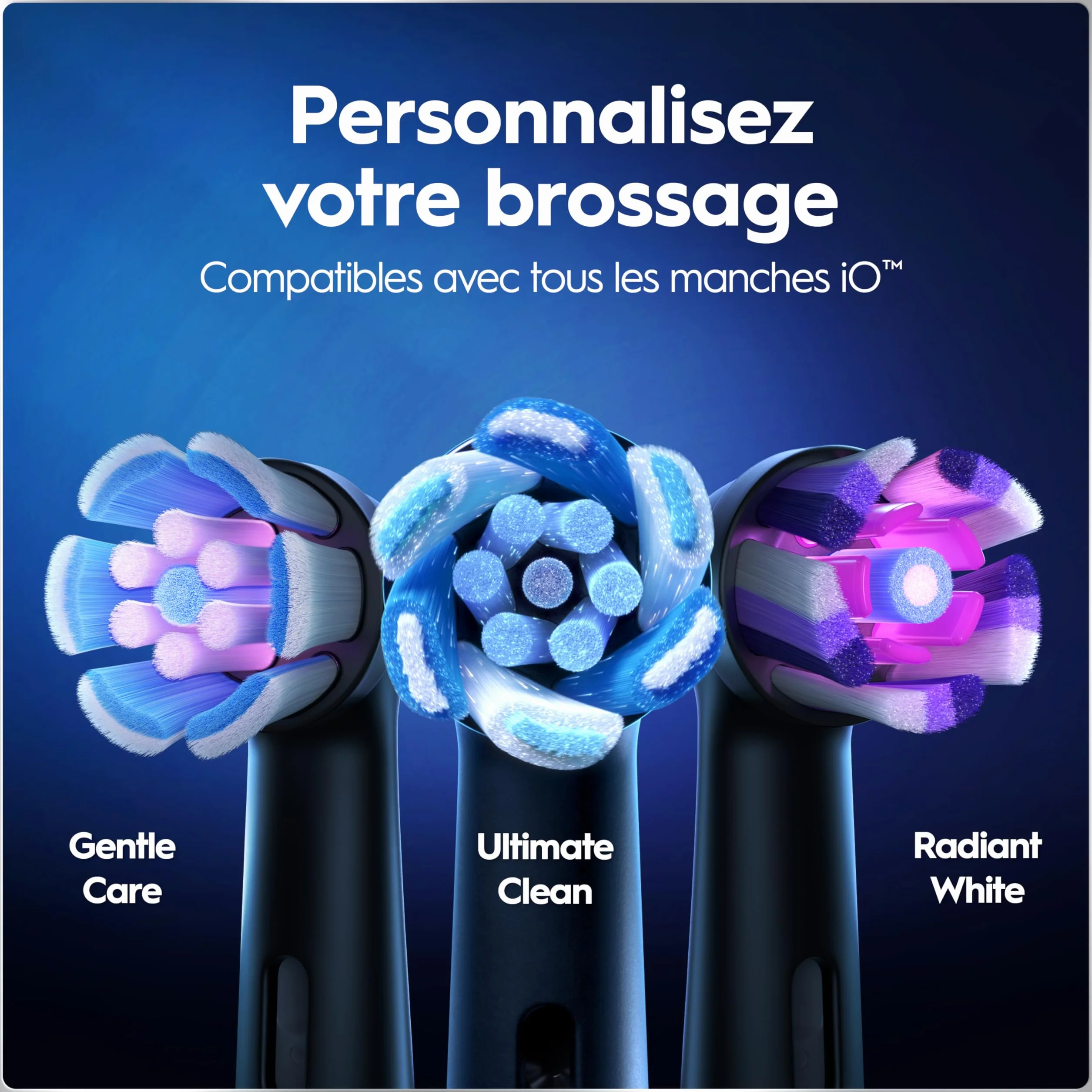 Oral-B Brosse à Dents Electrique iO 6, Noire, 5 Modes, Capteur de Pression, Batterie Rechargeable