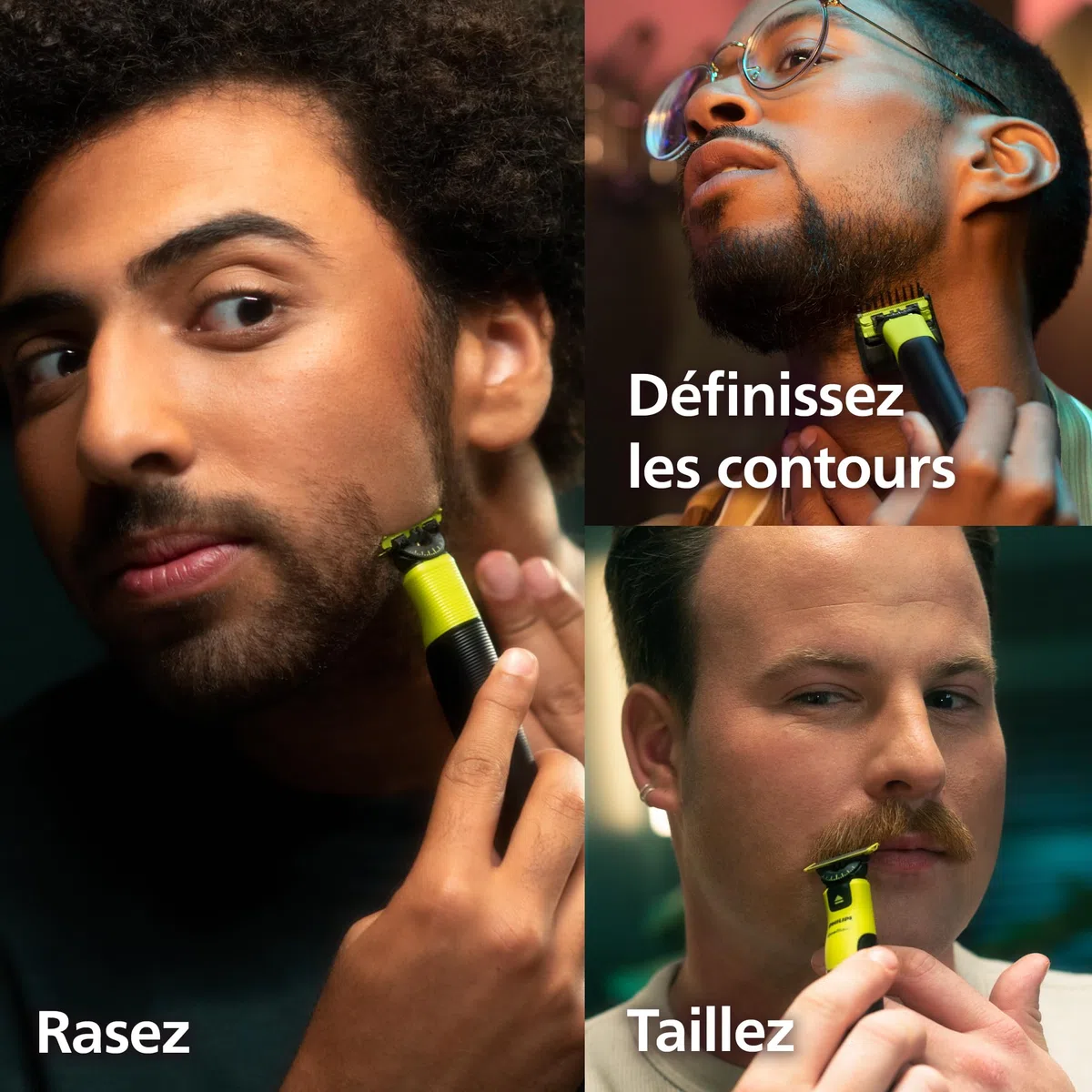 Philips OneBlade 360 Rasoir électrique Tondeuse à Barbe Technologie Lame 360 Connectivité Visage Corps