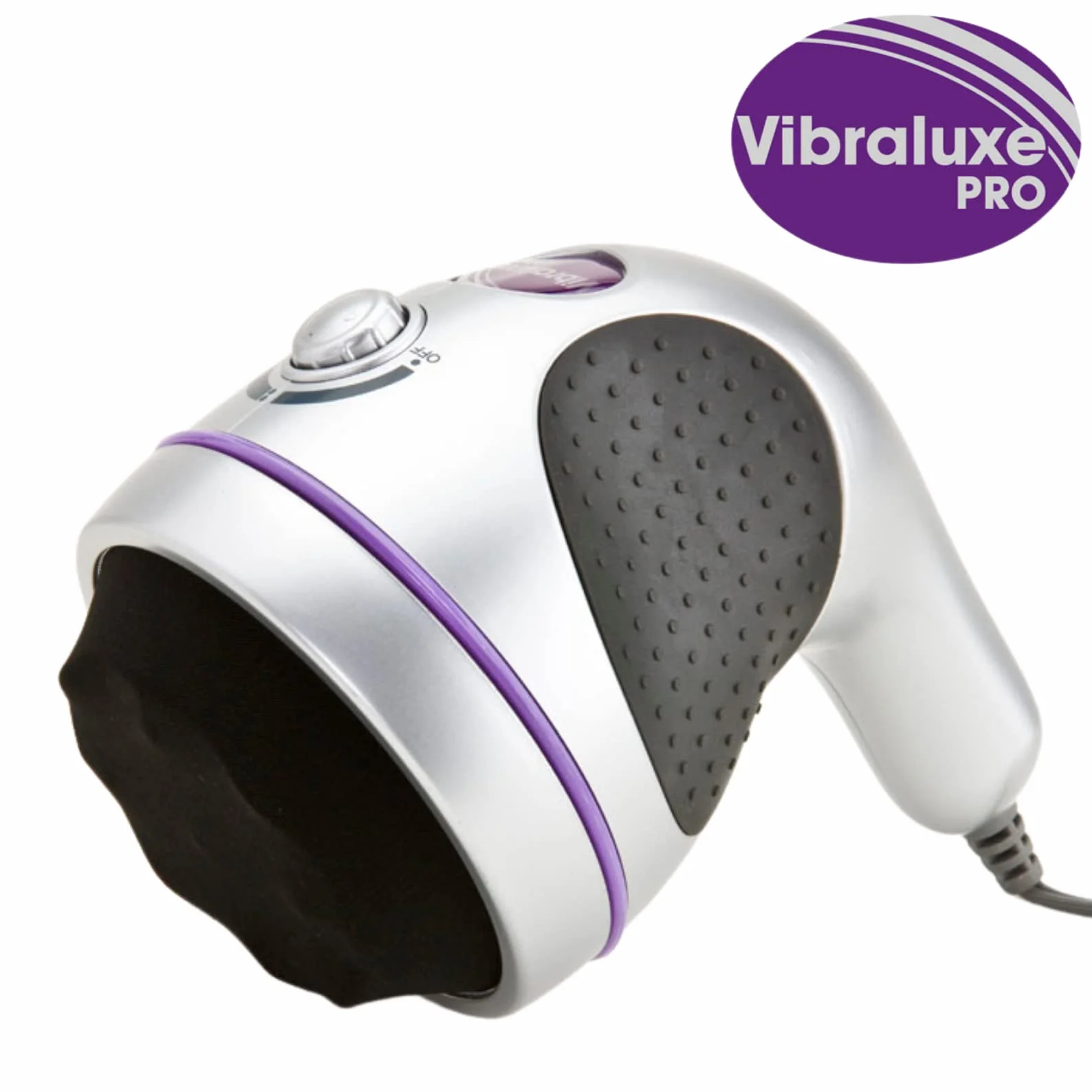Best Direct Vibraluxe Pro Original Comme Vu à la Télé Masseur Amincissant Sculptant Circulaire, Anti-Cellulite 5 en 1 – Appareil de Massage Vibrant Électrique, Palper Rouler