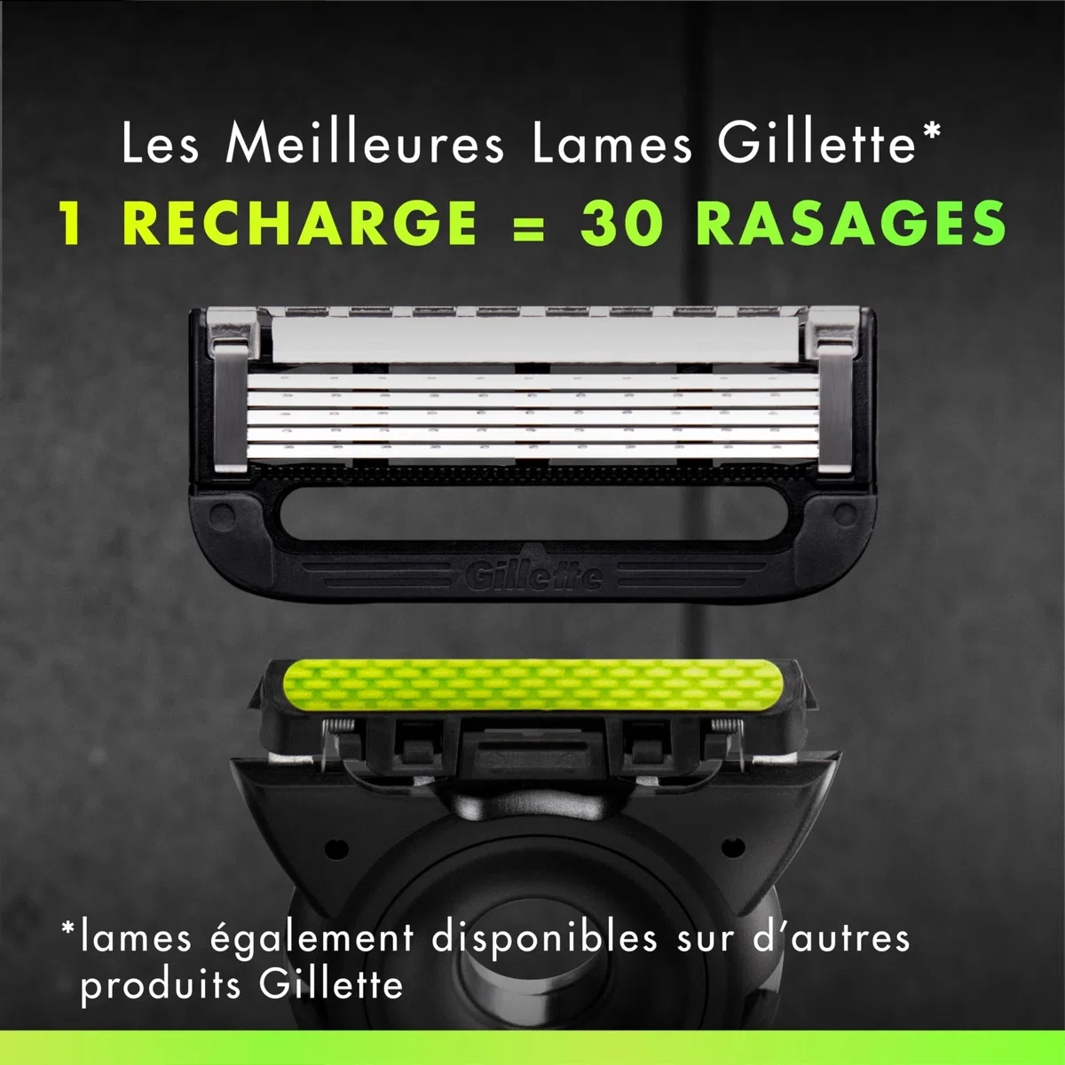 Gillette Labs Rasoir Home, Edition Limitée, avec 5 Recharges, Or – Manche Réutilisable en Métal, Cartouche de Rechange à Lames Affutées, Rasage Efficace avec la Technologie FlexDisc 2D