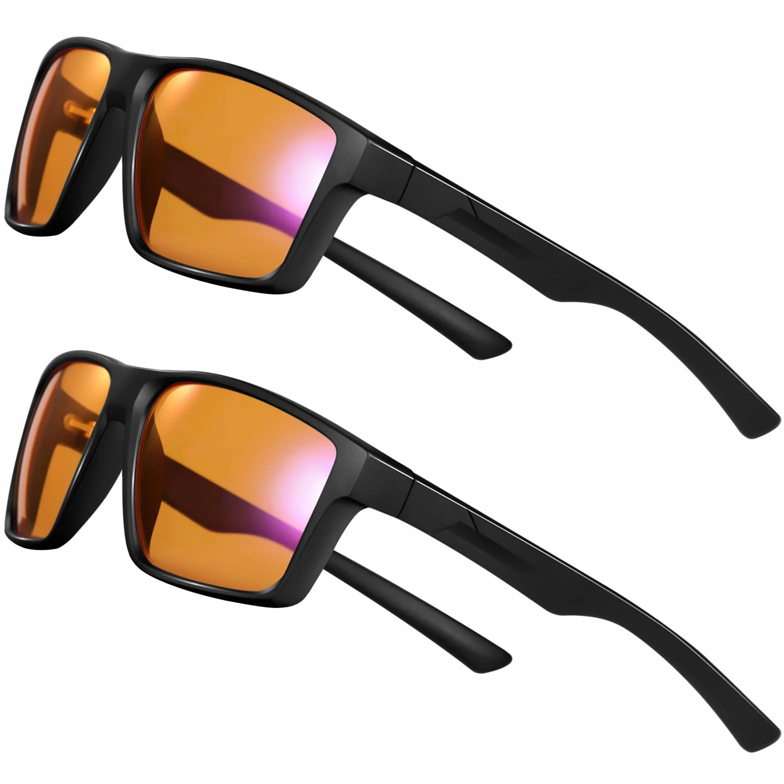 Lunettes Anti Lumière Bleue Gaming Verres Jaunes Anti-UV pour Écran PC Console