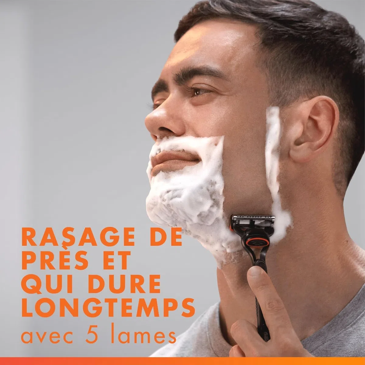 Gillette Lames de Rasoir Homme Fusion 5, Pack de 20 – Recharges Longue Durée en Acier Inoxydable pour le Rasage Confortable, Bande Lubrifiante, Micro-Lamelles, 1 Rechange Jusqu’à 20 Rasages