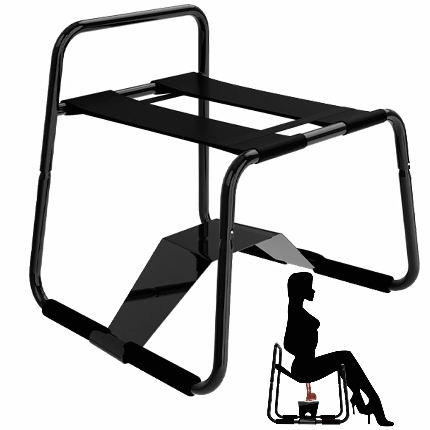 Chaise de Sexe Réglable – Banc Érotique avec Support pour Godemichet, Meuble Sexuel Ergonomique pour Couples, Tabouret de Sexe Multifonction pour Chambre et Jeux Intime
