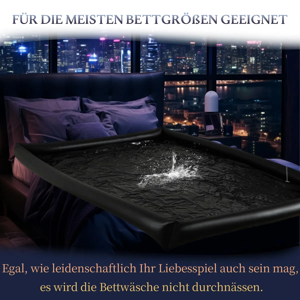 Couverture érotique imperméable pour sexe - Couverture imperméable - Couverture sexuelle - Couverture sexuelle douce - Imperméable - 180 x 200 cm - Jouet sexuel pour les couples