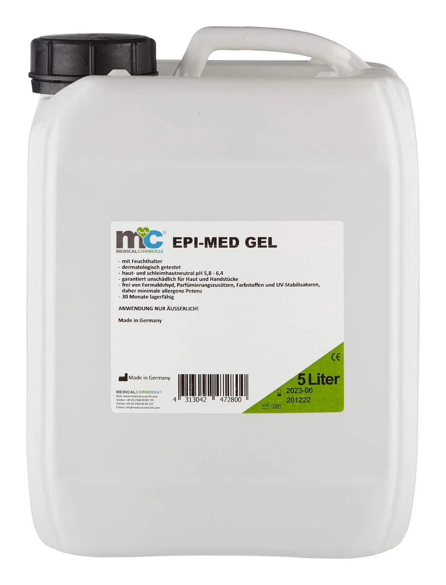 Gel epimed à lumière pulsée IPL Gel de contact, laser, épilation, 4 x Bidon de 5 L
