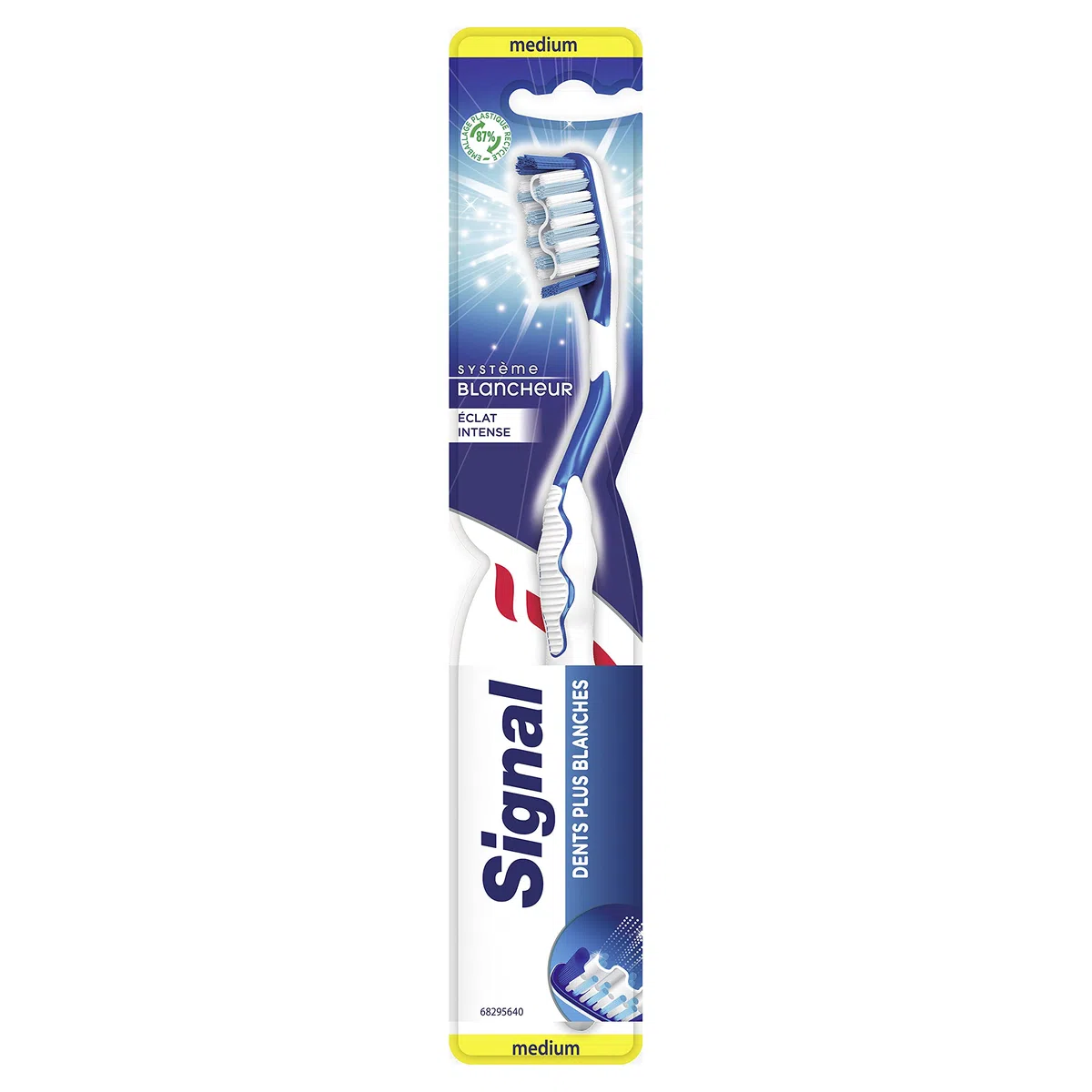 SIGNAL Brosse à Dents Blancheur Medium Lot de 12 Emballage Recyclé