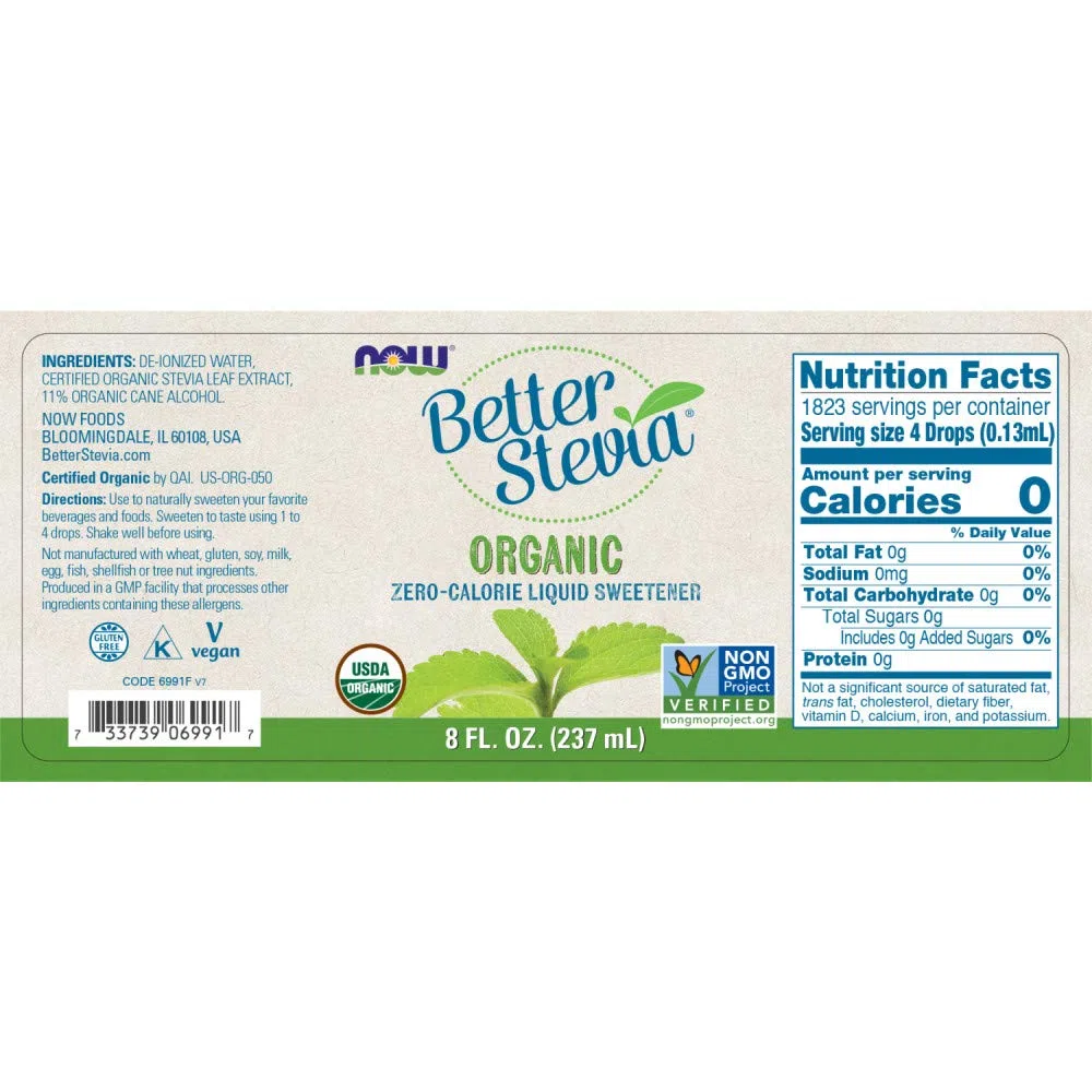 Better Stevia Liquid, Original - 59 ml.