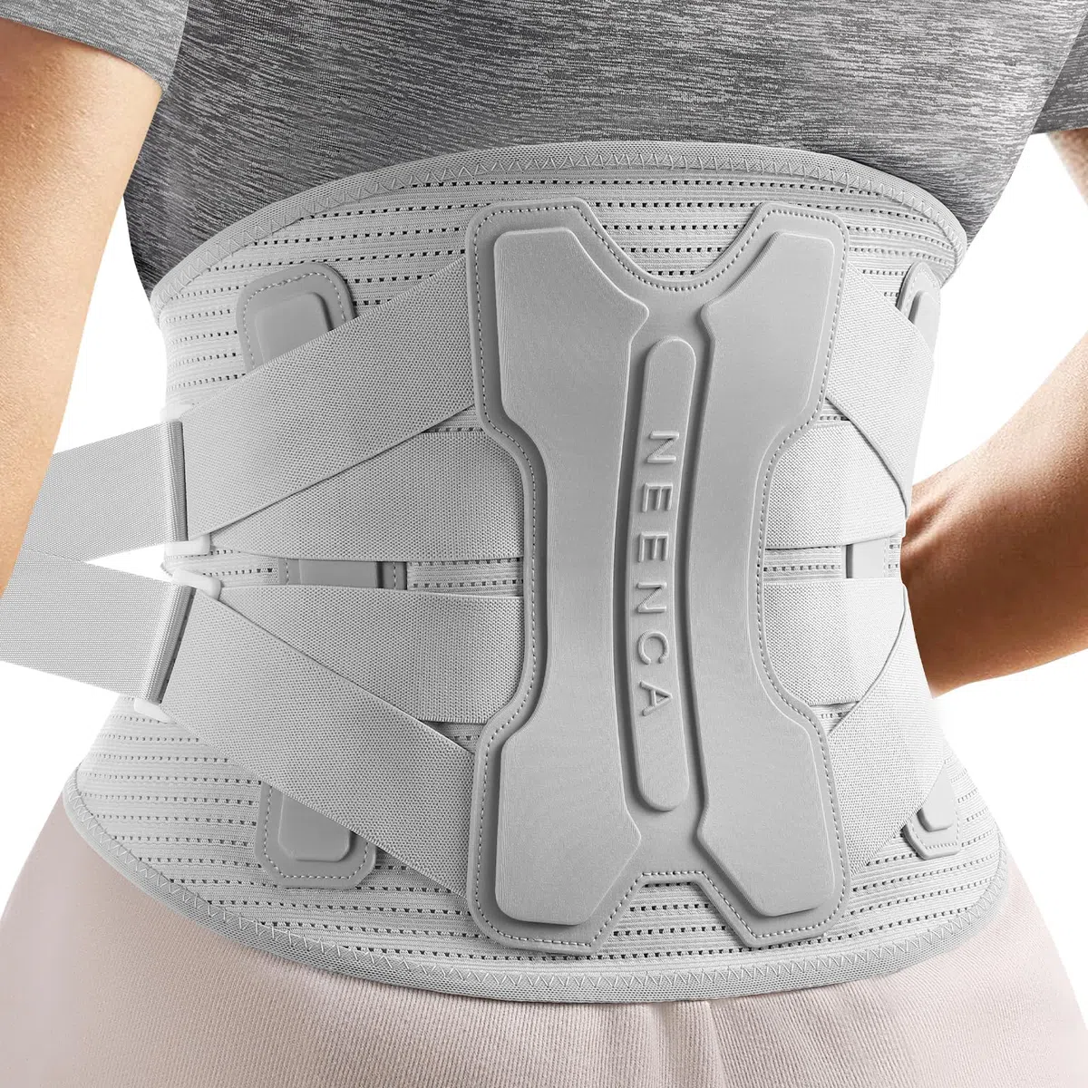 NEENCA Maintenir Bien Les Lombaires (Gris, 3XL)