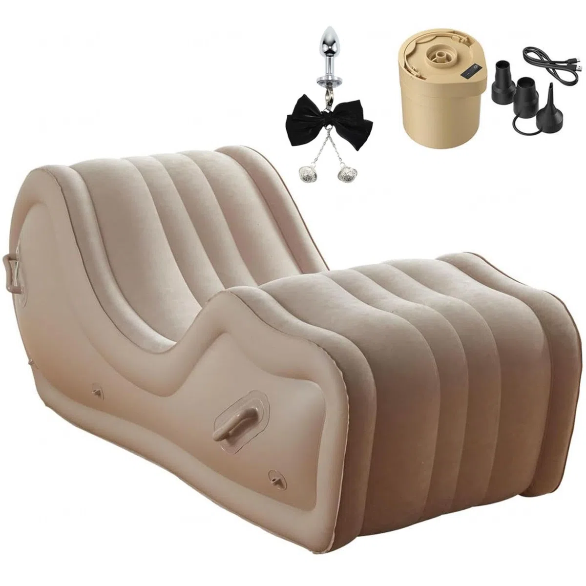 Fauteuil Gonflable Érotique Adulte Sexuel Bascule Suspendue Bouncer Pliant