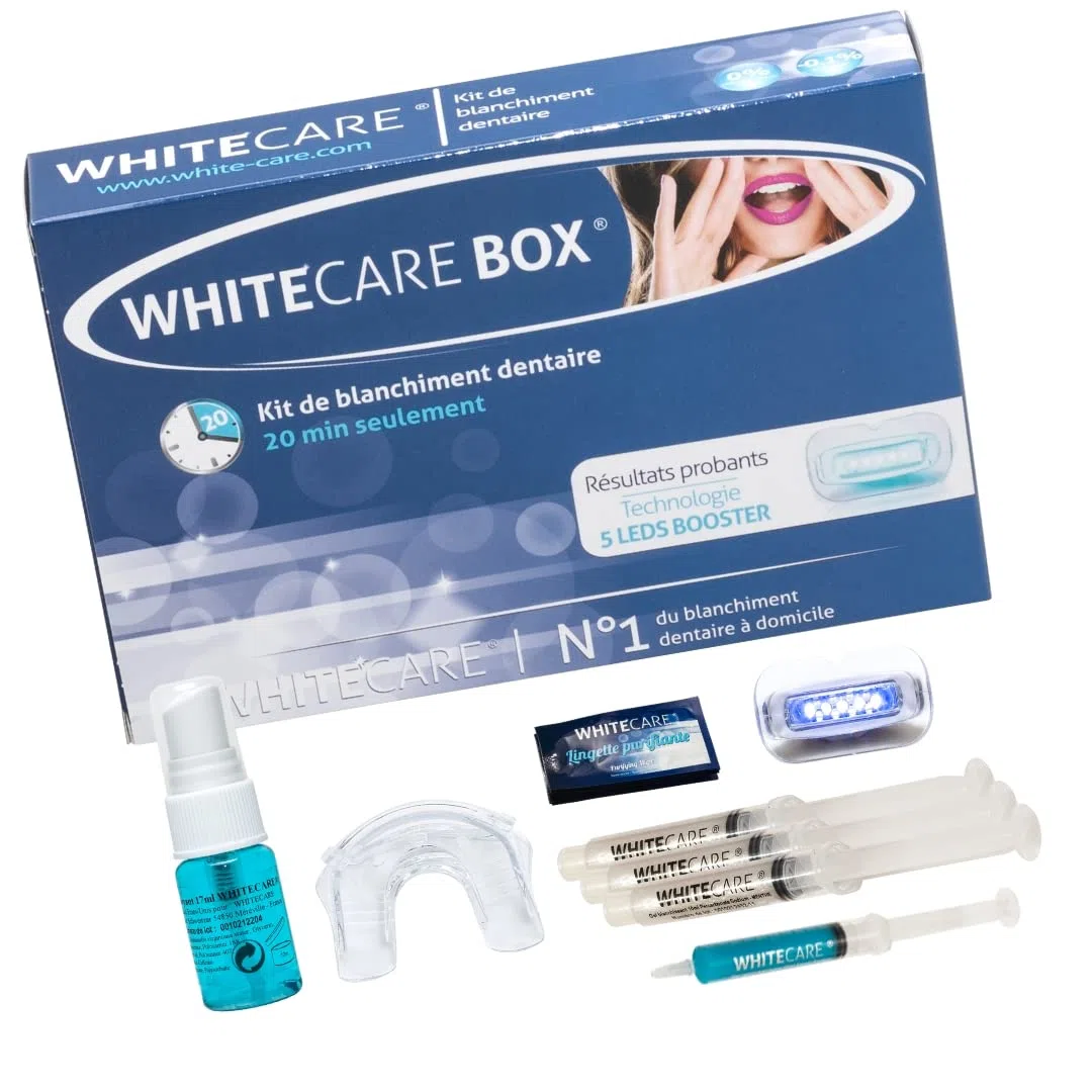 Whitecare Kit blanchiment dentaire professionnel menthe 2-9 teintes