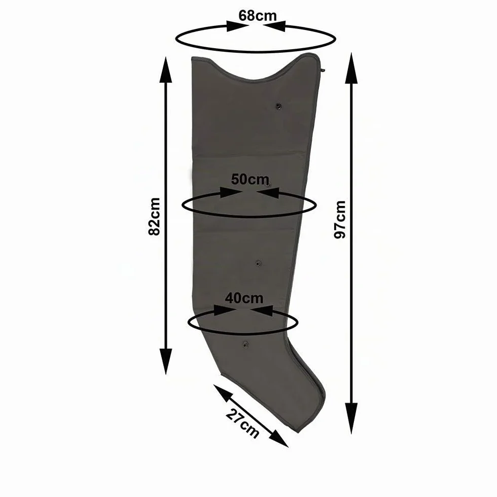 MESIS Pressothérapie appareil de massage PressoMassaggio Plus+ (avec 2 bottes, Kit Slim Body et 1 brassard) | Drainage Lymphatique | À usage domestique et professionnel