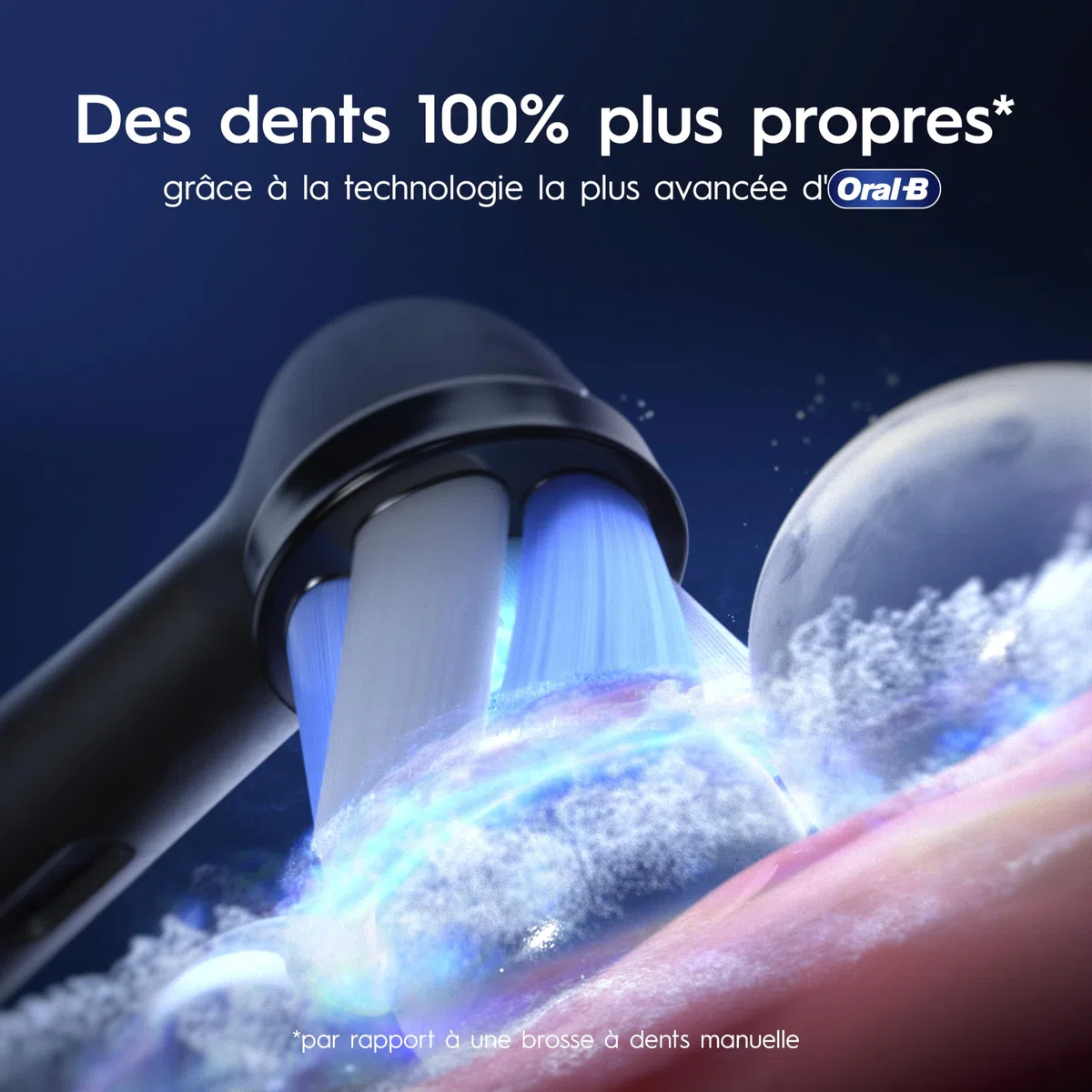Oral-B iO 9 Brosse A Dents Electrique Noire Edition Speciale, 7 Modes De Brossage Avec Blancheur, Soin Des Gencives, 16 Zones De Nettoyage, 2 Brossettes De Rechange Oral B, Chargeur, Etui Voyage