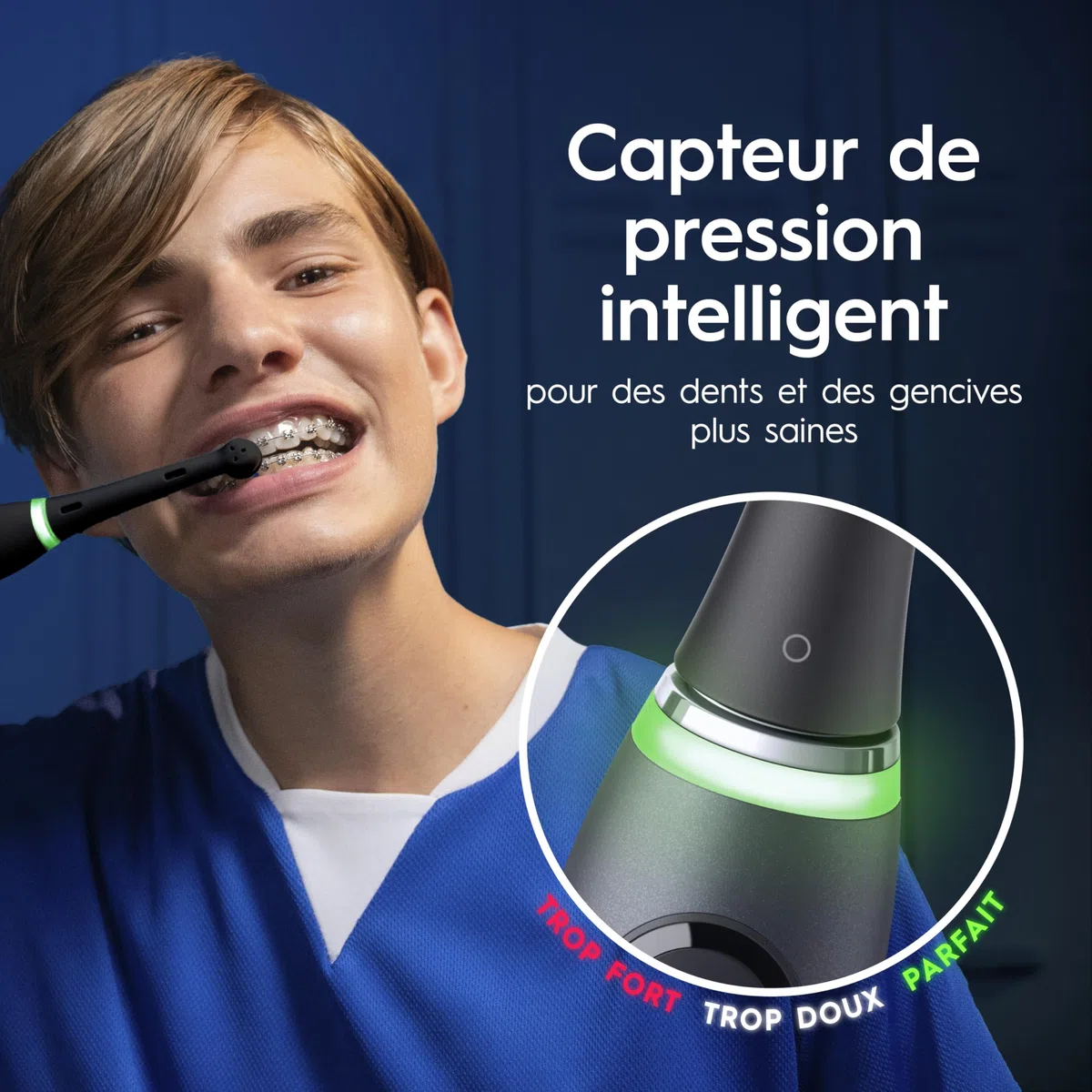 Oral-B iO 9 Brosse A Dents Electrique Noire Edition Speciale, 7 Modes De Brossage Avec Blancheur, Soin Des Gencives, 16 Zones De Nettoyage, 2 Brossettes De Rechange Oral B, Chargeur, Etui Voyage