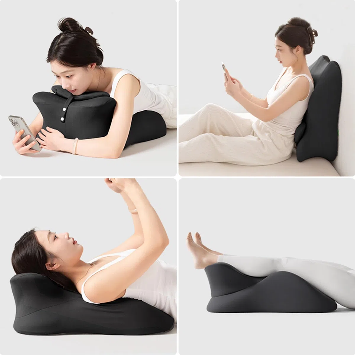 Coussin compensé à 27 degrés ergonomique pour couples alignement corporel