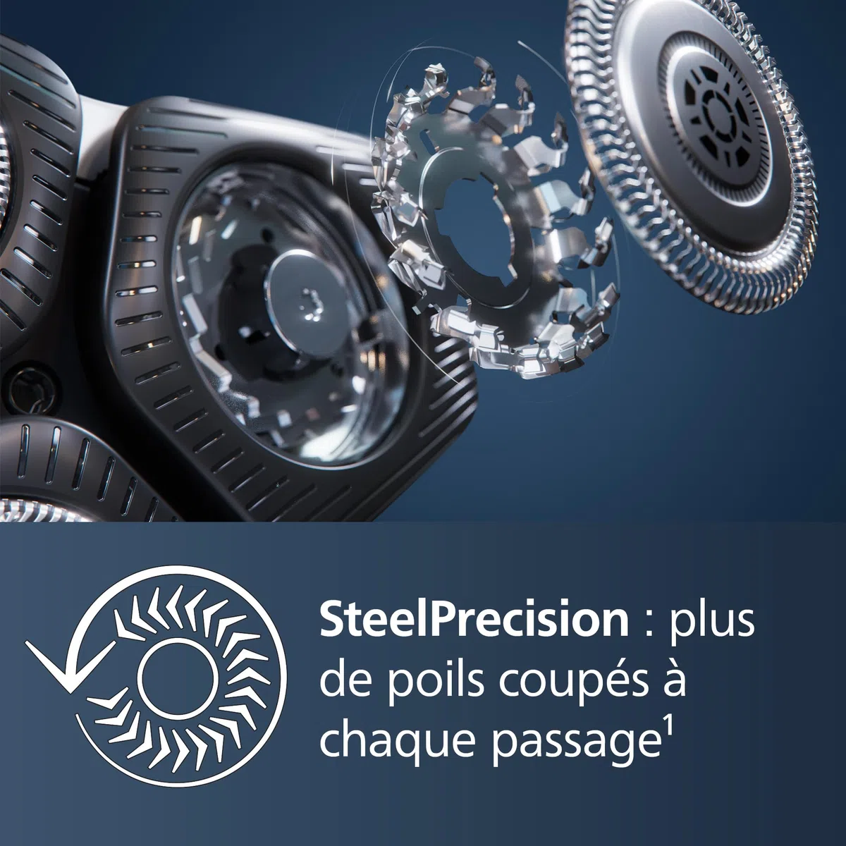 Philips Rasoir Series 5000 - rasoir électrique Wet & Dry gris carbone avec tondeuse rétractable intégrée, pochette souple, capuchon de protection et socle de charge (modèle S5887/13)