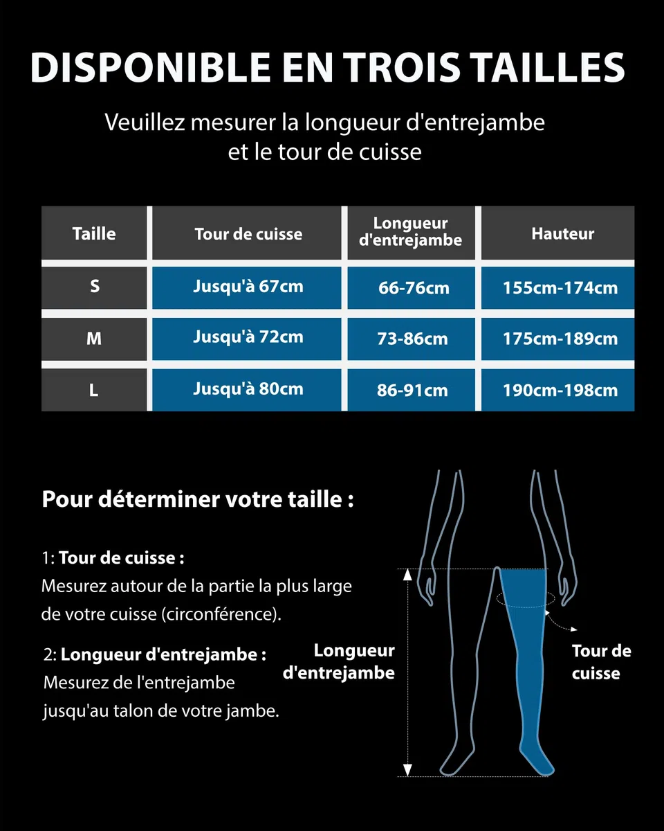 FIT KING Système de compression professionnel de compression d'air pour les jambes, bottes de récupération portables rechargeables, dispositif de compression pneumatique, récupération rapide et