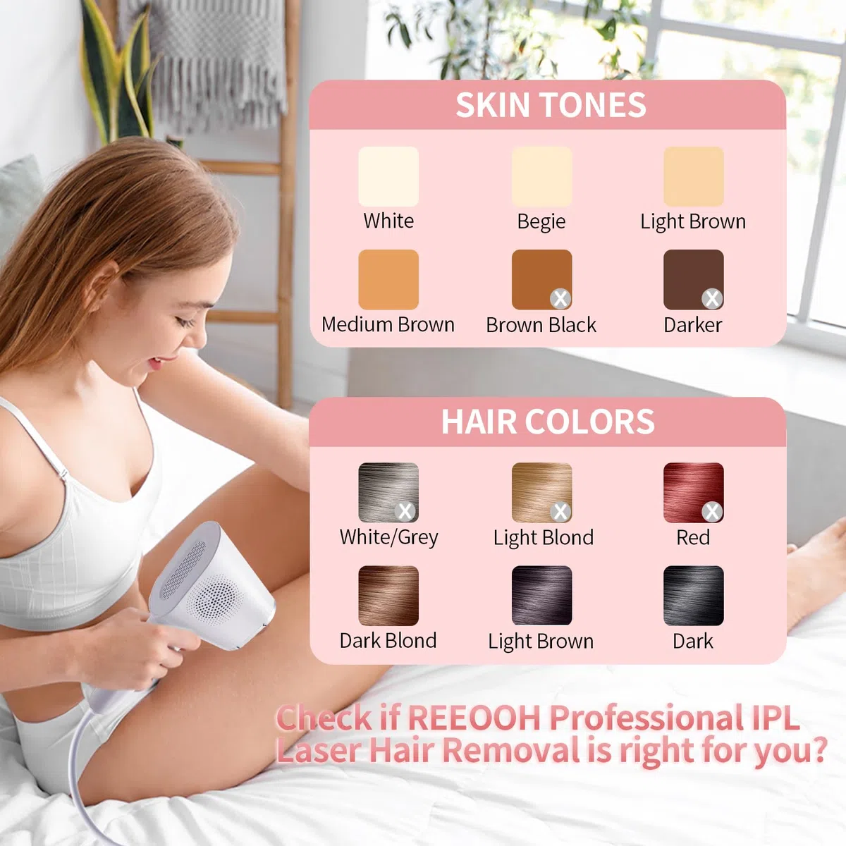 Appareil d'épilation IPL 3 en 1 pour tout le corps, indolore, sûr, pour salons, spas et domicile