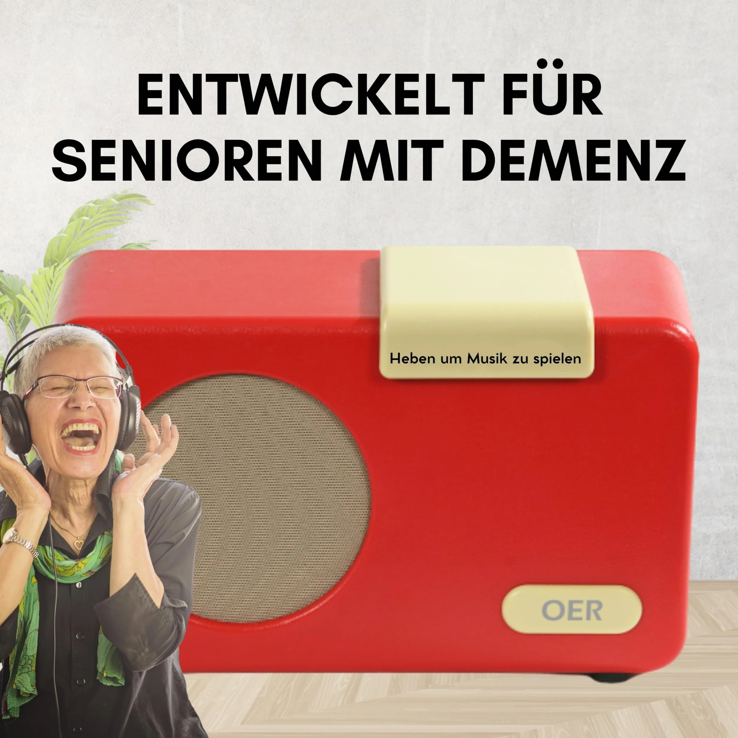 OER Lecteur de Musique - démence Radio - Rouge