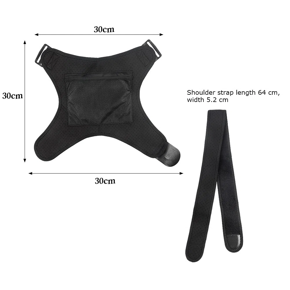 Homme Femme Épaulière Chauffante Épaule Coussin Chauffant Support d'épaule Thermique Soutien d'Épaule Électrique Bandage de Soutien Épaule à Bandage pour Épaule Tendinite Physiothérapie