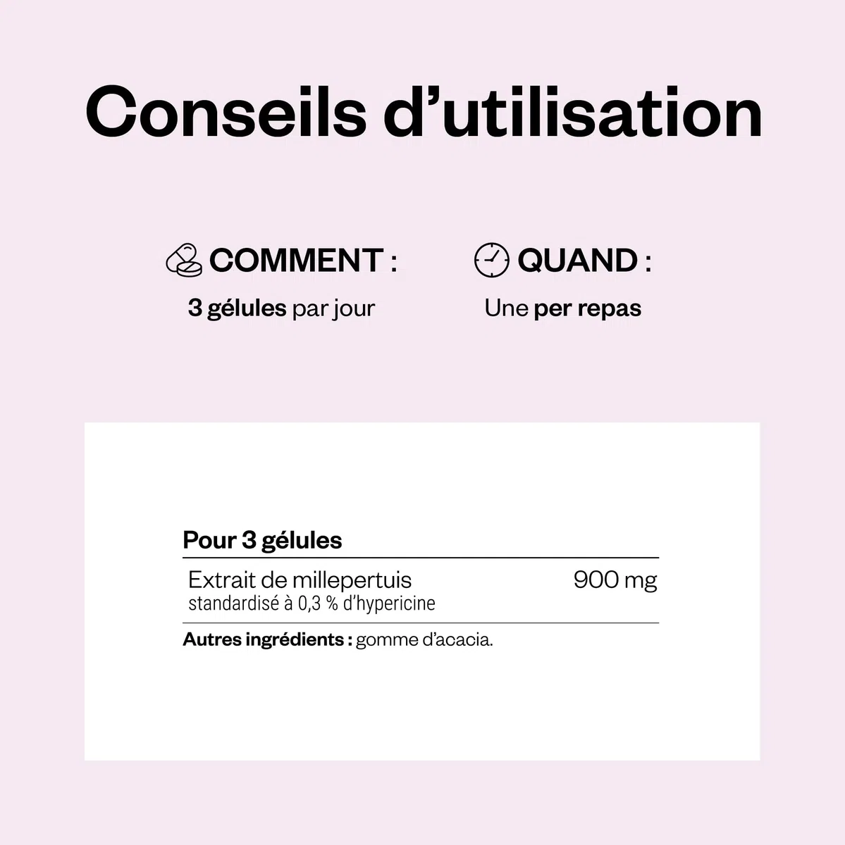 St John's Wort Extract - Extrait de Millepertuis - Concentré d'Hypéricine (0,3%) - Contribue à Améliorer l’Humeur - Aide à Atténuer les Problèmes de Sommeil - Vegan - Sans Gluten - SuperSmart