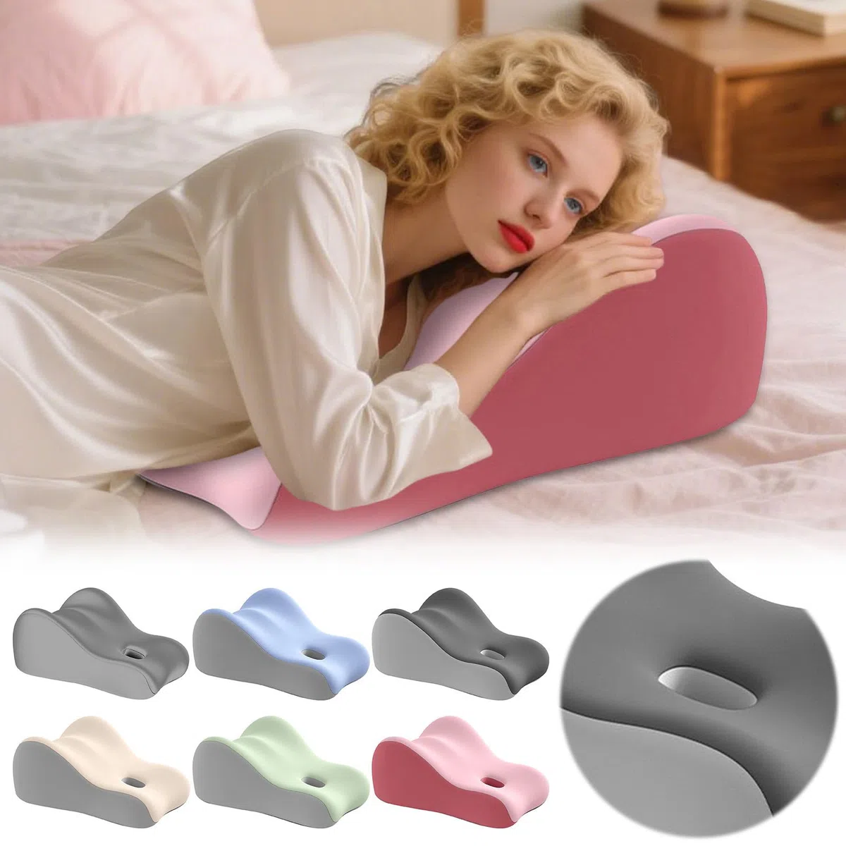 Coussin sexuel triangulaire en mousse à mémoire de forme ergonomique pour couples