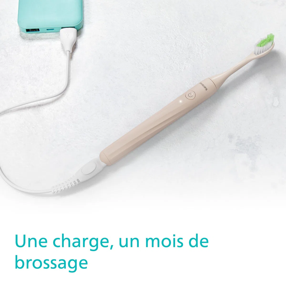 Philips One - Brosse à dents électrique rechargeable, couleur Chatoyant (modèle HY1200/25)