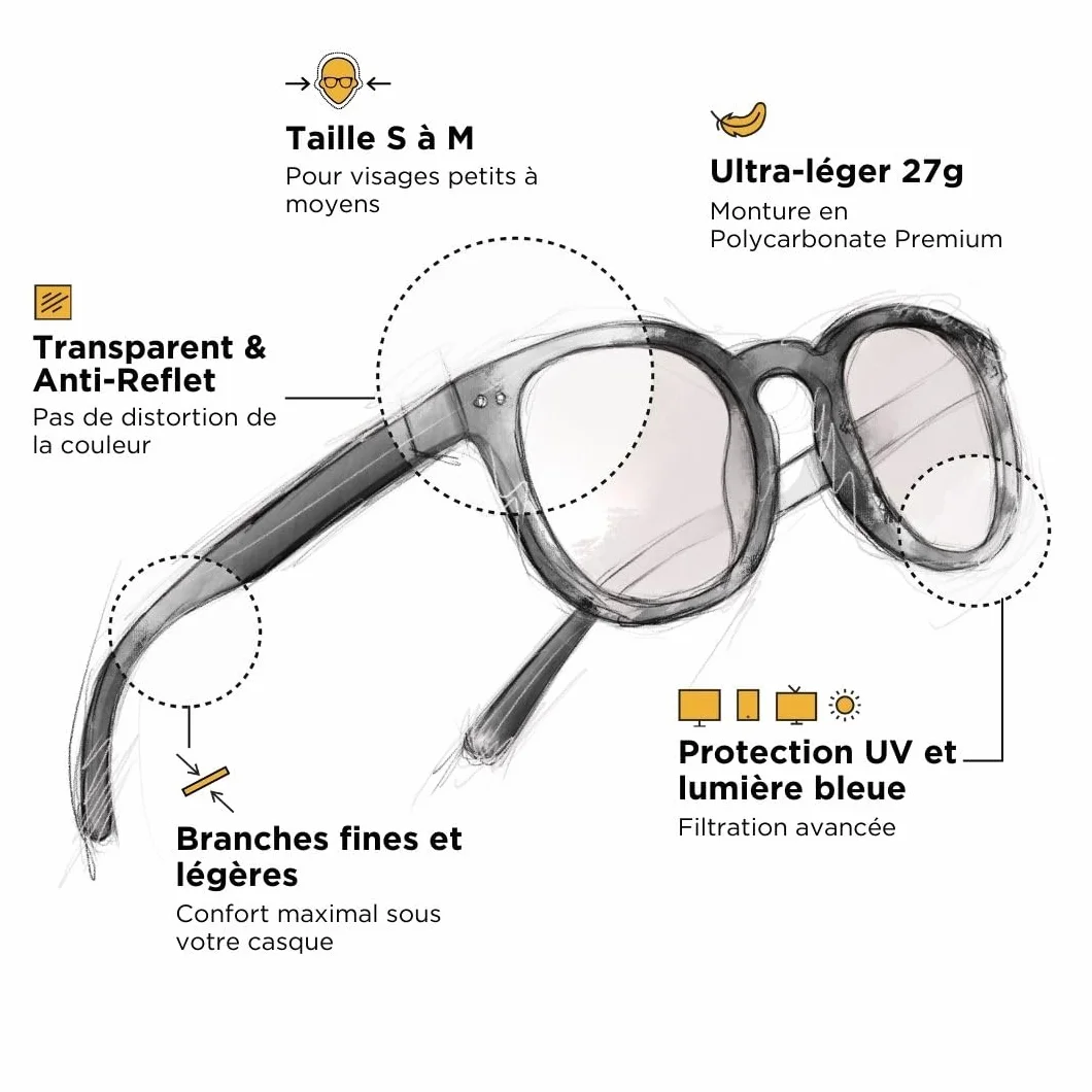 Horus X Lunette Anti Lumiere Bleue Homme Femme Urban V3