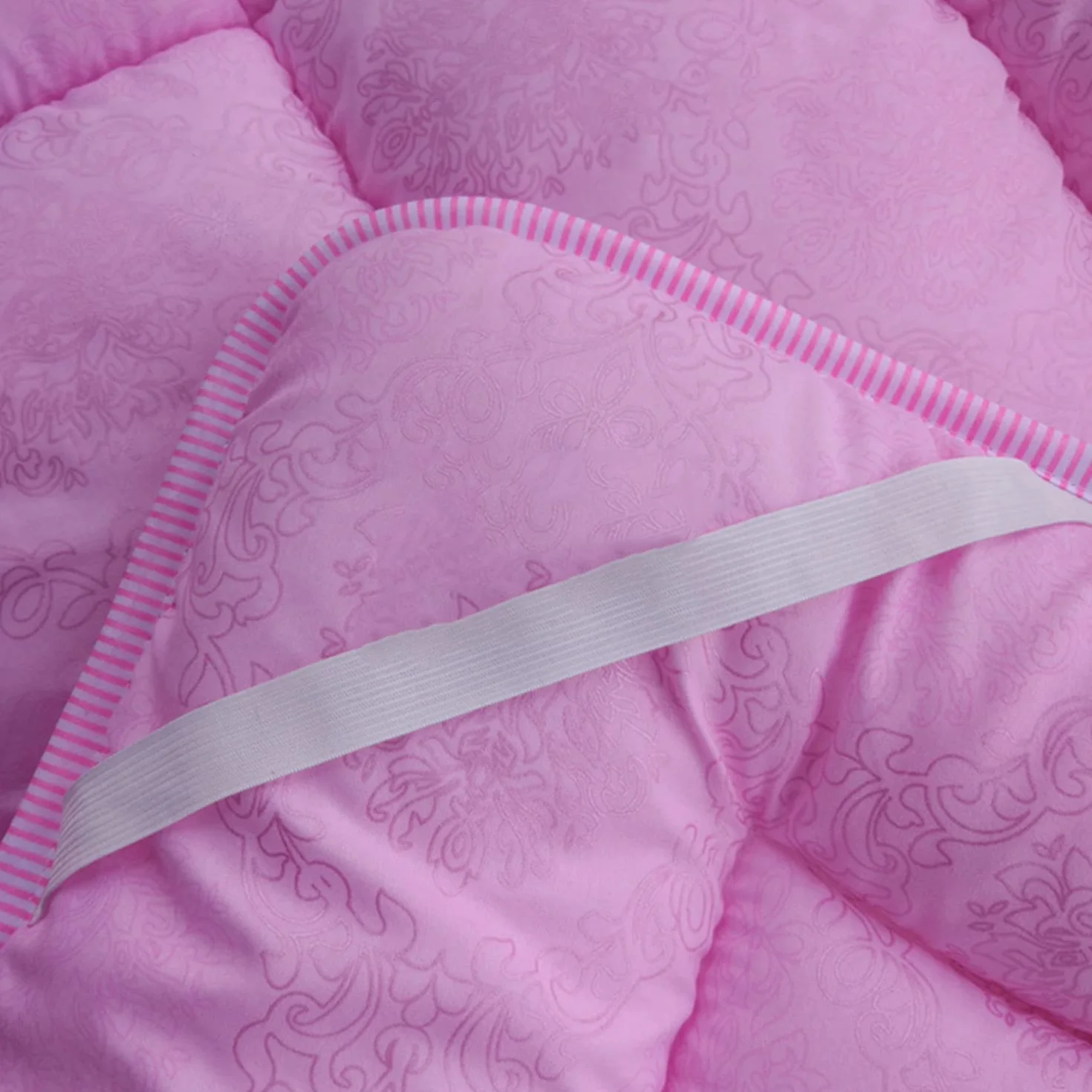 Coussin De Table De Massage À Tête Carrée/Ronde,Surmatelas De Lit De Massage pour Accessoires De Massage pour Thérapeutes,Protège-Matelas Lavable avec Trou Respiration,Pink s,70x185cm