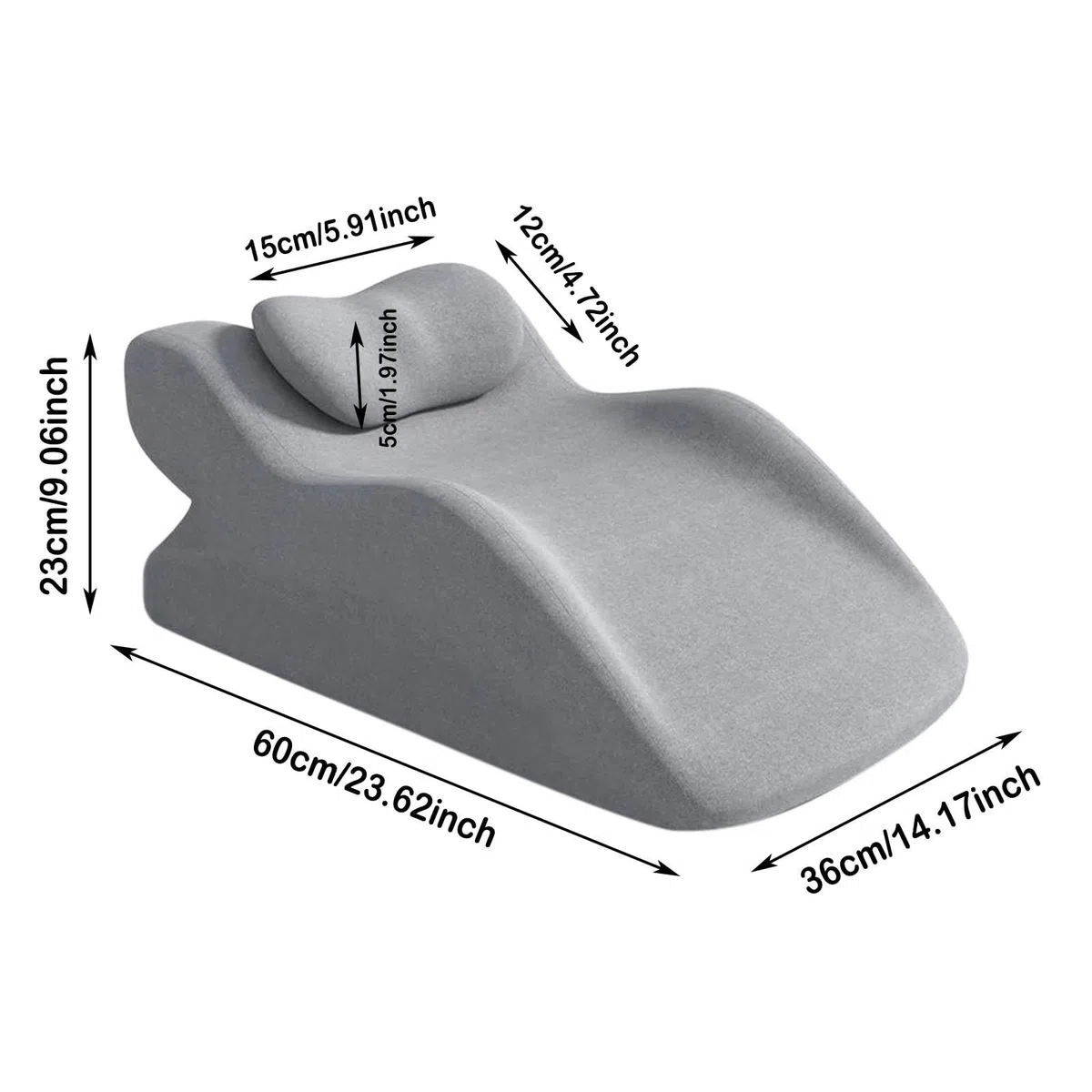 Coussin sexuel pour couples - Coussin cale doux en mousse à mémoire de forme - Soutien ergonomique de la colonne vertébrale