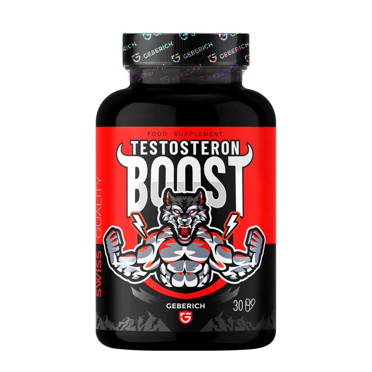 Gélules TESTOSTERON BOOST | Complément Alimentaire Pour Homme avec Maca, L-arginine, Ginseng, Serenoa Repens, Vitamine C, Vitamine B3, Vitamine E, Zinc et Sélénium | 30 gélules