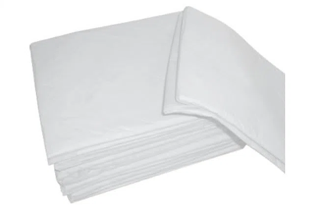 Draps jetables TNT blanc 140 x 240 cm 25 g/m² 10 sztuk