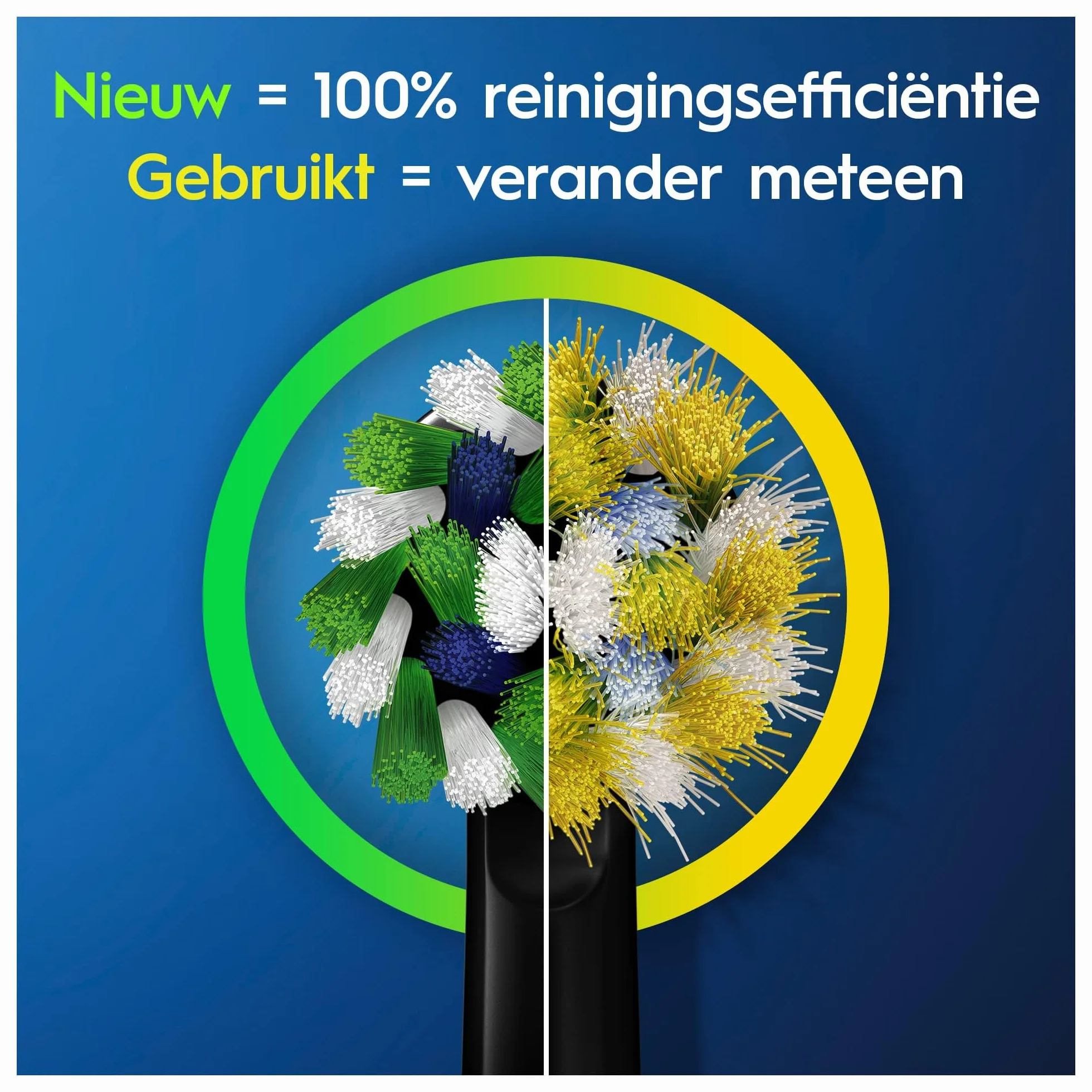 Oral-B Vitality Pro Lot de 2 brosses à dents électriques avec 2 brosses de rechange, 3 modes, noir/violet