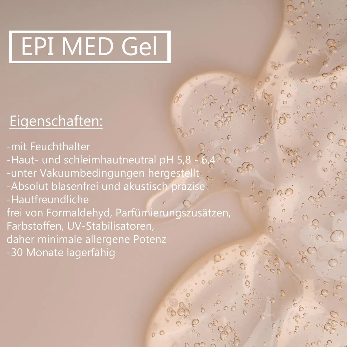 Gel epimed à lumière pulsée IPL Gel de contact, laser, épilation, 4 x Bidon de 5 L