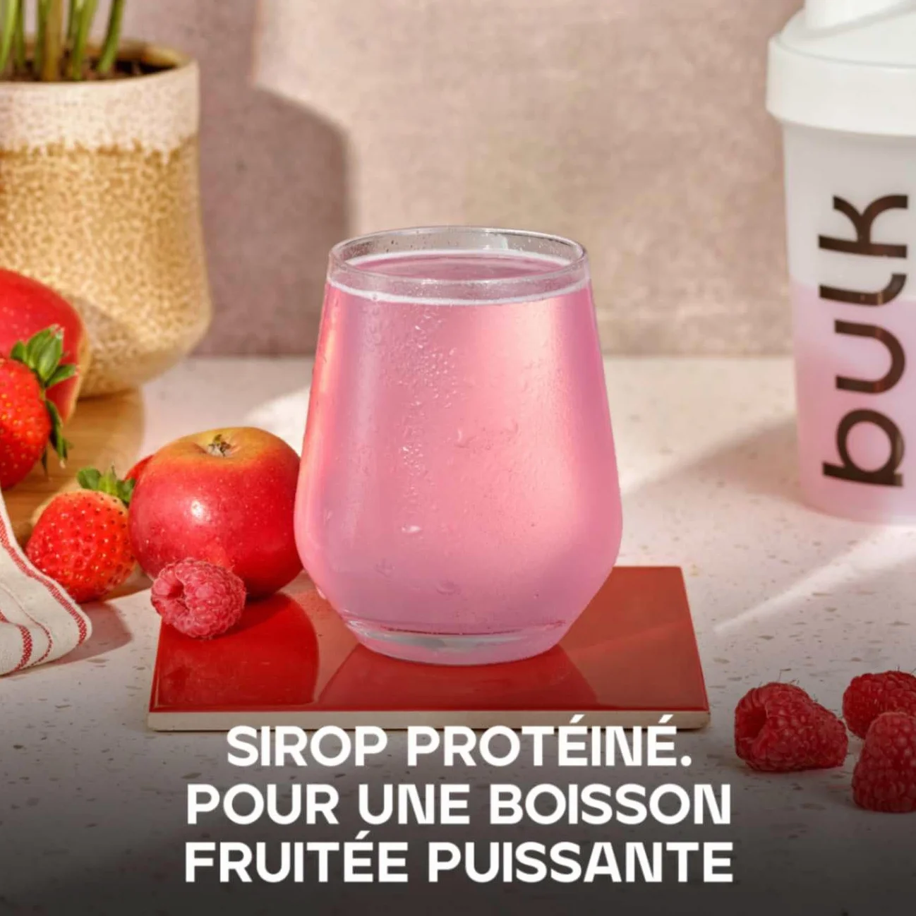 Clear Whey Isolate Pomme & Cassis 500g 20g protéines rapide faible sucre Shake protéiné léger fruité