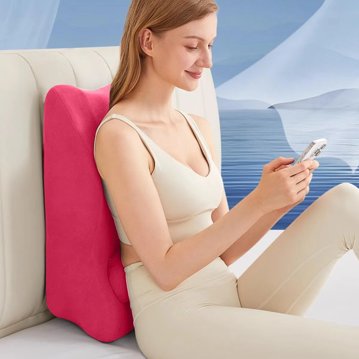 Coussin sexuel pour couples - Coussin cale doux en mousse à mémoire de forme - Soutien ergonomique de la colonne vertébrale