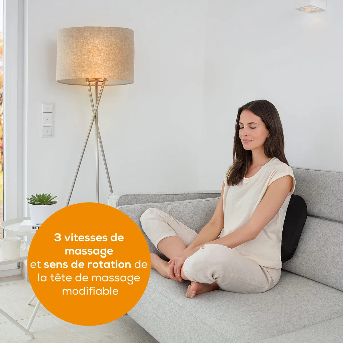 Beurer FM 70 Appareil de massage Shiatsu pieds dos avec fonction chaleur
